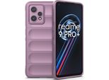 Oppo Realme 9 Pro+ Custodia, Custodia Protettiva In Silicone Tpu Morbido Antiurto Per Oppo Realme 9 Pro+ Viola