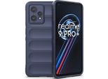 Oppo Realme 9 Pro+ Custodia, Custodia Protettiva In Silicone Tpu Morbido Antiurto Per Oppo Realme 9 Pro+ Blu