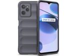 Oppo Realme C35 Custodia, Custodia Protettiva In Silicone Tpu Morbido Antiurto Per Oppo Realme C35 Grigio Scuro