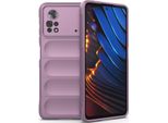 Xiaomi Poco X4 Pro 5G Custodia, Custodia Protettiva In Silicone Tpu Morbido Antiurto Per Xiaomi Poco X4 Pro 5G Viola