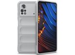 Xiaomi Poco X4 Pro 5G Custodia, Custodia Protettiva In Silicone Tpu Morbido Antiurto Per Xiaomi Poco X4 Pro 5G Grigio