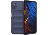 Xiaomi Poco X4 Pro 5G Custodia, Custodia Protettiva In Silicone Tpu Morbido Antiurto Per Xiaomi Poco X4 Pro 5G Blu Scuro