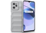 Oppo Realme C35 Custodia, Custodia Protettiva In Silicone Tpu Morbido Antiurto Per Oppo Realme C35 Grigio