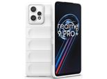 Oppo Realme 9 Pro+ Custodia, Custodia Protettiva In Silicone Tpu Morbido Antiurto Per Oppo Realme 9 Pro+ Bianco