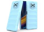 Xiaomi Poco X3 Custodia, Custodia Protettiva In Silicone Tpu Morbido Antiurto Per Xiaomi Poco X3 Nfc / X3 Pro Blu