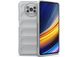 Xiaomi Poco X3 Custodia, Custodia Protettiva In Silicone Tpu Morbido Antiurto Per Xiaomi Poco X3 Nfc / X3 Pro Grigio
