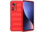 Custodia Xiaomi 12 / 12X, Custodia Protettiva In Silicone Tpu Morbido Antiurto Per Xiaomi 12/Xiaomi 12X Rosso