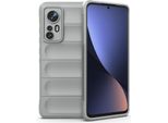 Custodia Xiaomi 12 / 12X, Custodia Protettiva In Silicone Tpu Morbido Antiurto Per Xiaomi 12/Xiaomi 12X Grigio