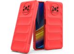 Xiaomi Poco X3 Custodia, Custodia Protettiva In Silicone Tpu Morbido Antiurto Per Xiaomi Poco X3 Nfc / X3 Pro Rosso