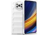 Custodia Xiaomi Poco X3, Custodia Protettiva In Silicone Tpu Morbido Antiurto Per Xiaomi Poco X3 Nfc / X3 Pro Bianco