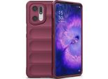Oppo Find X5 Pro Custodia, Custodia Protettiva In Silicone Tpu Morbido Antiurto Per Oppo Find X5 Pro Borgogna