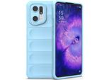 Oppo Find X5 Pro Custodia, Custodia Protettiva In Silicone Tpu Morbido Antiurto Per Oppo Find X5 Pro Blu