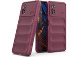Xiaomi Poco X4 Pro 5G Custodia, Custodia Protettiva Antiscivolo In Silicone Tpu Morbido Per Xiaomi Poco X4 Pro 5G Bordeaux