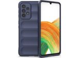 Custodia Samsung A33 5G, Custodia Protettiva In Silicone Tpu Morbido Antiurto Per Samsung Galaxy A33 5G Blu Scuro