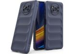 Xiaomi Poco X3 Custodia, Custodia Protettiva In Silicone Tpu Morbido Antiurto Per Xiaomi Poco X3 Nfc / X3 Pro Blu Scuro