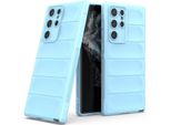 Custodia Per Samsung Galaxy S23 Ultra Soft Tpu Silicone Antiurto Protettivo Blu