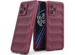 Oppo Realme 9 Pro+ Custodia, Custodia Protettiva In Silicone Tpu Morbido Antiurto Per Oppo Realme 9 Pro+ Borgogna