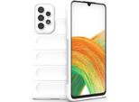 Custodia Samsung A33 5G, Custodia Protettiva In Silicone Tpu Morbido Antiurto Per Samsung Galaxy A33 5G Bianco