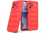 Oppo Realme C35 Custodia, Morbido Tpu Silicone Antiurto Custodia Protettiva Per Oppo Realme C35 Rosso