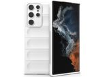 Custodia Per Samsung Galaxy S23 Ultra Soft Tpu Silicone Antiurto Protettivo Bianco