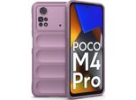 Xiaomi Poco M4 Pro 4G Custodia, Custodia Protettiva In Silicone Tpu Morbido Antiurto Per Xiaomi Poco M4 Pro 4G Viola