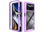 Xiaomi Poco X4 Pro 5G Case, Hybrid Transparent Back Cover, Rugged Tpu Bumper, Custodia Antiurto Per Xiaomi Poco X4 Pro 5G Purple
