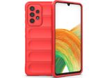 Custodia Samsung A33 5G, Custodia Protettiva In Silicone Tpu Morbido Antiurto Per Samsung Galaxy A33 5G Rosso