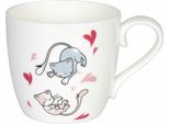 KöNitz Becher Lovely Cats - Dance, Tasse, Kaffeebecher, Bone China, Bunt, 425 Ml, 11 2 057 2667