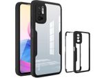 Xiaomi Poco M3 Pro 5G Case, Protezione Completa A 360° Con Protezione Del Display Integrata Per Xiaomi Poco M3 Pro 5G Nero