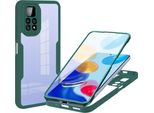 Xiaomi Poco X4 Pro 5G Case, Protezione Completa A 360° Con Protezione Del Display Integrata Per Xiaomi Poco X4 Pro 5G Verde
