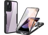 Xiaomi Poco M4 Pro 5G Case, Protezione Completa A 360° Con Protezione Del Display Integrata Per Xiaomi Poco M4 Pro 5G Nero
