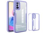 Xiaomi Poco M3 Pro 5G Custodia, Protezione Completa A 360° Con Protezione Del Display Integrata Per Xiaomi Poco M3 Pro 5G Viola