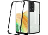 Samsung Galaxy A73 5G Case, Protezione Completa A 360° Con Protezione Del Display Integrata Per Samsung A73 5G Nero