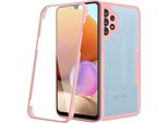 Custodia Samsung Galaxy A32 4G, Protezione Completa A 360° Con Protezione Del Display Incorporata Per Samsung A32 4G Rosa