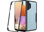 Samsung Galaxy A32 4G Custodia Protettiva, Protezione Dello Schermo Incorporata Custodia Per Cellulare Con Protezione Completa A 360 Gradi Per Samsung A32 4G Nero
