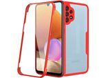 Custodia Samsung Galaxy A32 4G, Protezione Completa A 360° Con Protezione Del Display Integrata Per Samsung A32 4G Rosso