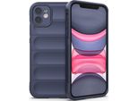 Custodia Iphone 11, Custodia Protettiva Antiurto In Silicone Tpu Morbido Per Iphone 11 Blu Scuro