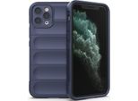Custodia Iphone 11 Pro Max, Custodia Protettiva In Silicone Tpu Morbido Antiurto Per Iphone 11 Pro Max Blu Scuro
