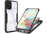 Samsung Galaxy A71 4G Custodia Protettiva, Protezione Dello Schermo Incorporata Custodia Per Cellulare Con Protezione Completa A 360 Gradi Per Samsung A71 4G Nero