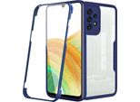 Samsung Galaxy A73 5G Case, Protezione Completa A 360° Con Protezione Del Display Integrata Per Samsung A73 5G Blue