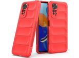Custodia Redmi Note 11S, Custodia Protettiva Antiscivolo In Silicone Tpu Morbido Per Xiaomi Redmi Note 11 / Note 11S Rosso