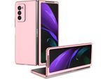 Custodia Samsung Z Fold2 5G, Custodia Rigida In Pc Resistente Ai Graffi Per Samsung Galaxy Z Fold 2 5G Rosa