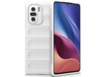 Xiaomi Poco F3 Custodia, Custodia Protettiva In Silicone Tpu Morbido Antiurto Per Xiaomi Poco F3 Bianco