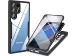 Samsung Galaxy S22 Ultra 5G Custodia Protettiva, Protezione Dello Schermo Incorporata Custodia Per Cellulare Con Protezione Completa A 360 Gradi Per Samsung S22 Ultra 5G Nero
