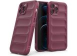 Custodia Iphone 12 Pro Max, Custodia Protettiva In Silicone Tpu Morbido Antiurto Per Iphone 12 Pro Max Borgogna