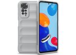Custodia Redmi Note 11S, Custodia Protettiva In Silicone Tpu Morbido Antiurto Per Xiaomi Redmi Note 11 / Note 11S Grigio
