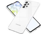 Per Samsung Galaxy A33 - Custodia In Silicone Trasparente Antigiallo Clear Case