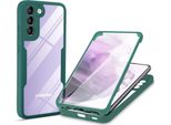 Samsung Galaxy S22 5G Custodia Protettiva, Protezione Dello Schermo Incorporata Custodia Per Cellulare Con Protezione Completa A 360 Gradi Per Samsung S22 5G Verde