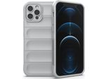 Custodia Iphone 12 Pro Max, Custodia Protettiva In Silicone Tpu Morbido Antiurto Per Iphone 12 Pro Max Grigio