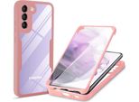 Custodia Samsung Galaxy S21 Fe 5G, Protezione Completa A 360° Con Protezione Del Display Integrata Per Samsung S21 Fe 5G Rosa